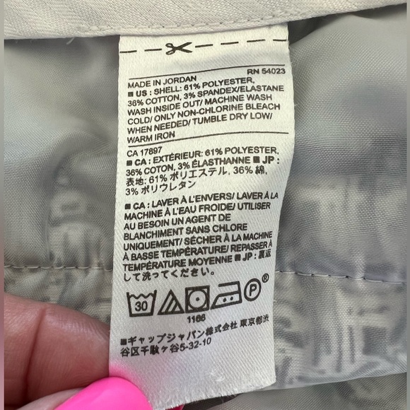 🆕 💙NWOT BANANA REPUBLIC “Avery” Art Deco Bi-Stretch Ankle Pant Navy Combo | 8 - Picture 12 of 14